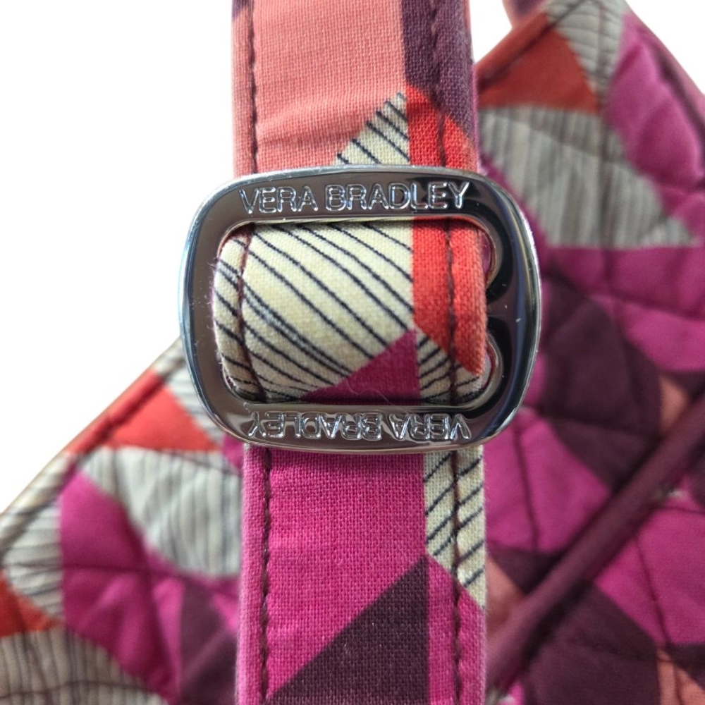 🚫SOLD🚫 Vera Bradley Pink, Peach, Orange, White, Burgundy Crossbody - Picture 14 of 14